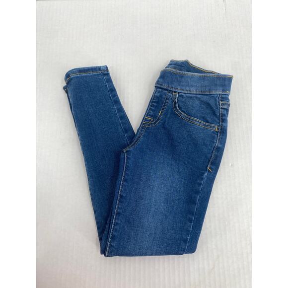 Cat & Jack Jegging Pull-on Jeans Skinny Medium Wash Elastic Waist Size 6 - Picture 1 of 6